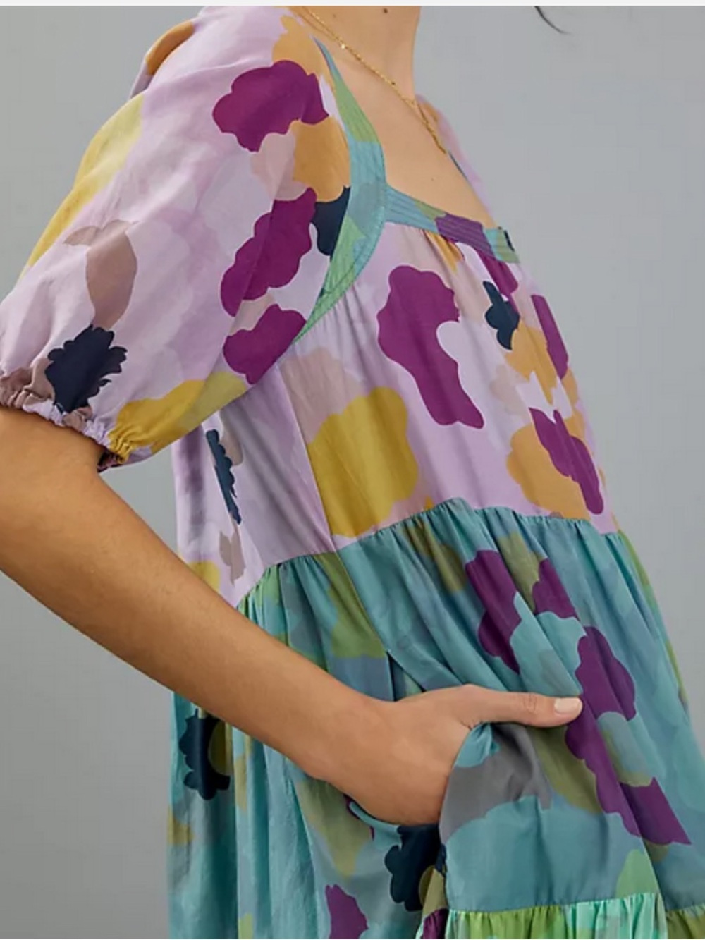 Anthropologie Caroline Tiered Maxi Dress - Picture 6 of 16